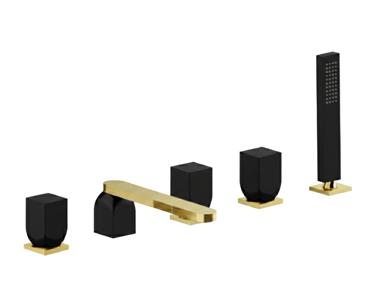 Deck-mounted 5-hole bath mixer HI-RISE_RI000260 -1