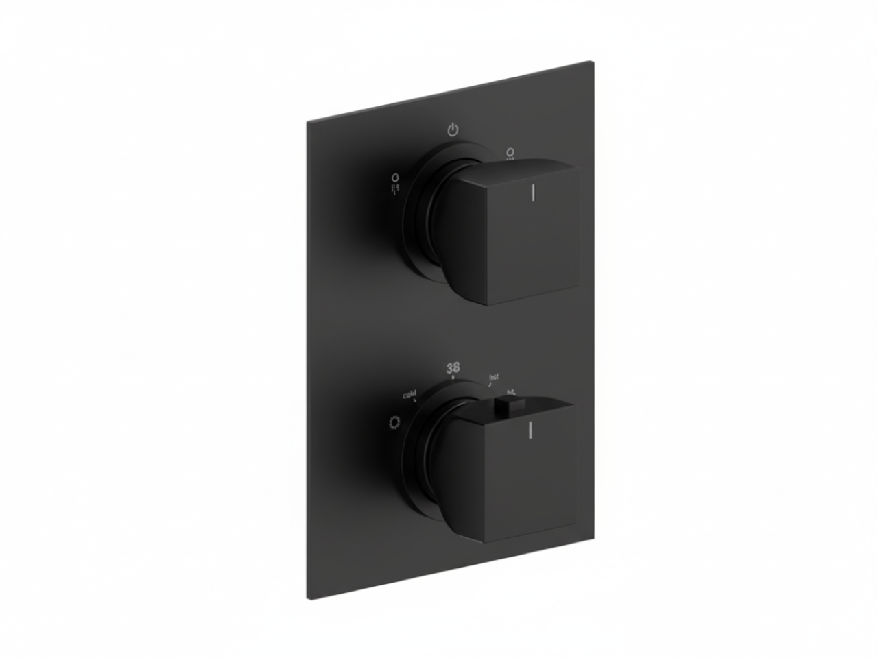 Exposed part for con.thermo.shower mixer,3-outlets HI-RISE_RI019200 -1