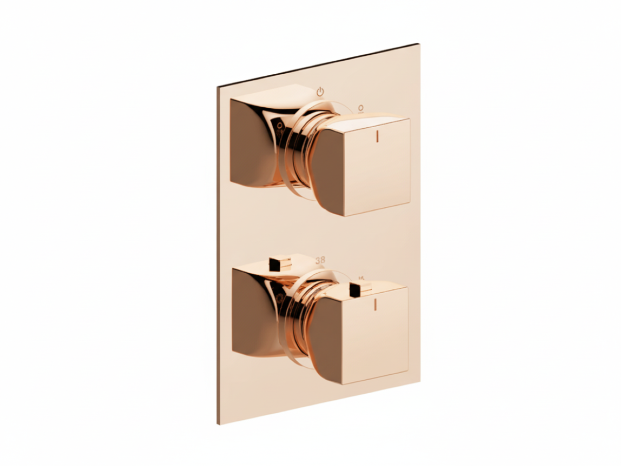 Exposed part for con.thermo.shower mixer,3-outlets HI-RISE_RI019200 -1