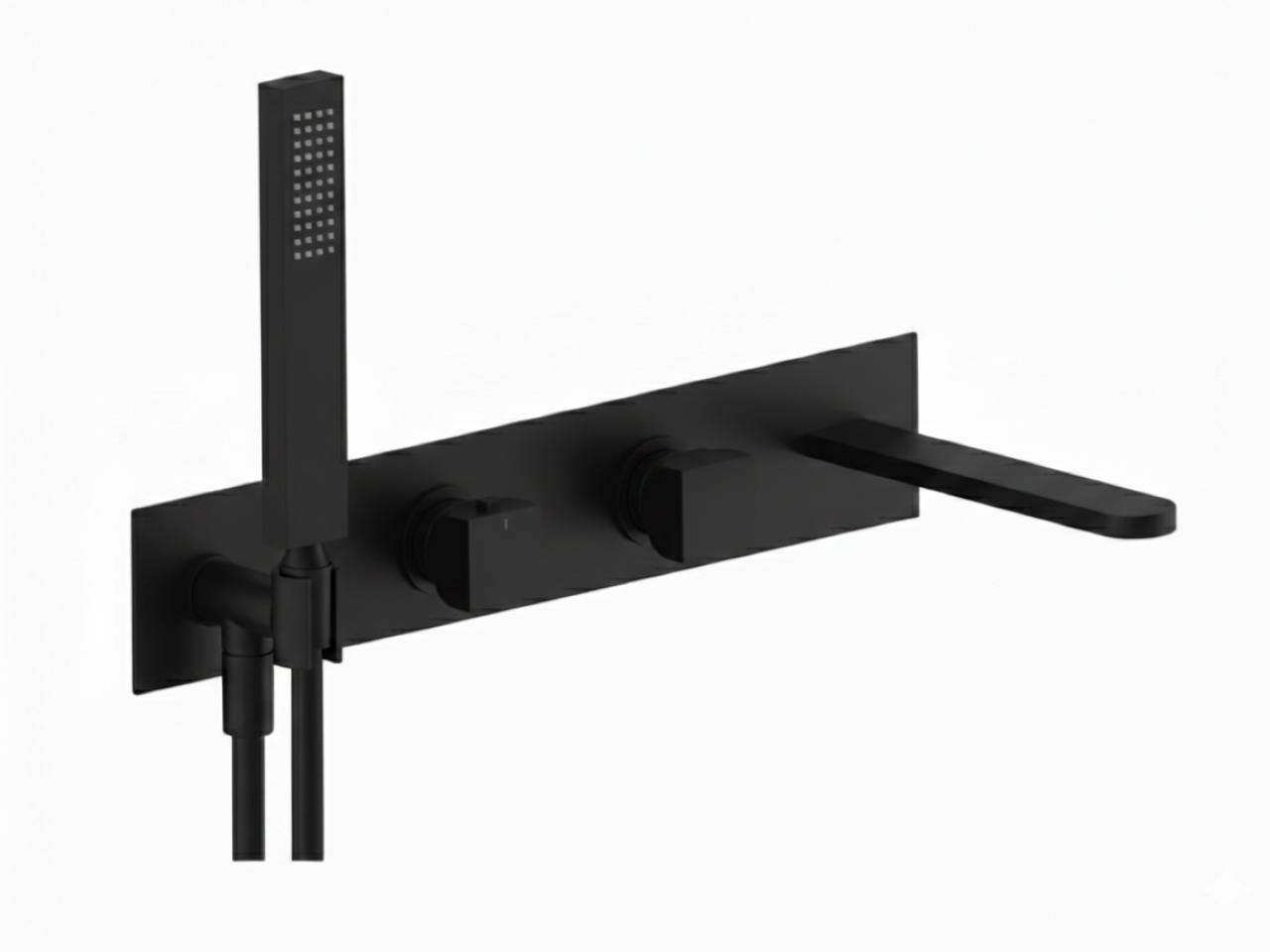 Exposed part for con.thermo. bath mixer, 2-outlet HI-RISE_RI019440 -1