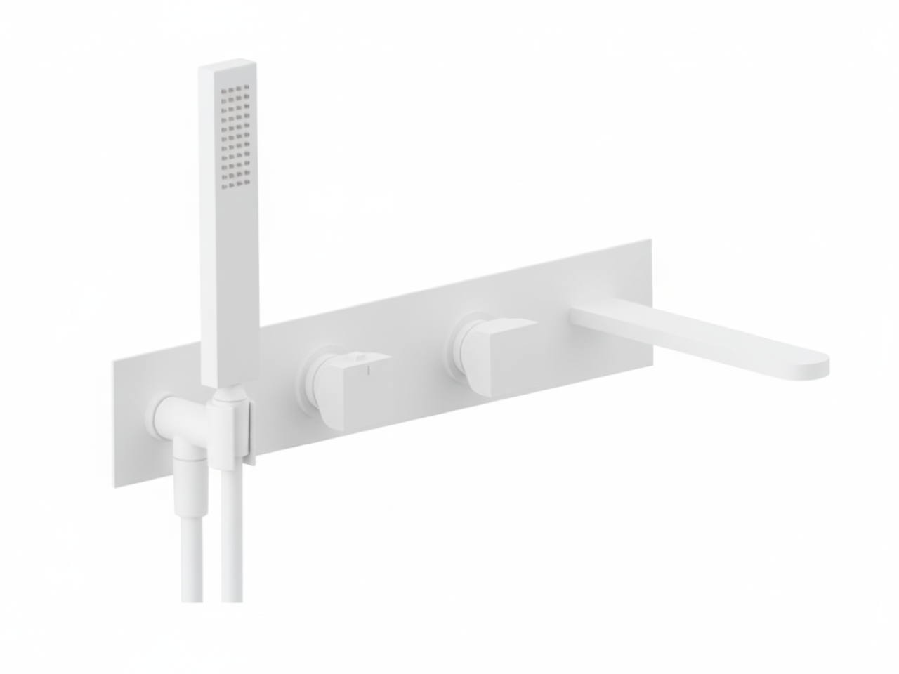 Exposed part for con.thermo. bath mixer, 2-outlet HI-RISE_RI019440 -1