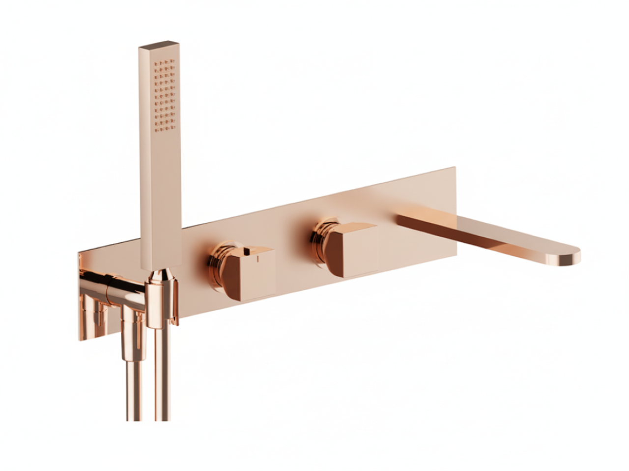 Exposed part for con.thermo. bath mixer, 2-outlet HI-RISE_RI019440 -1