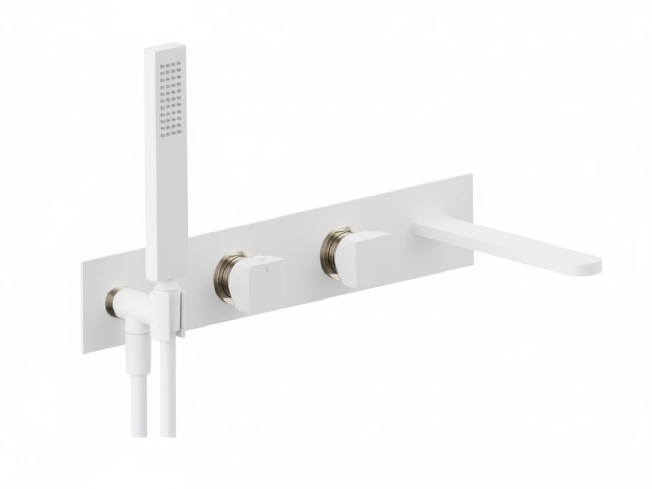 Exposed part for con.thermo. bath mixer, 2-outlet HI-RISE_RI019440 -1