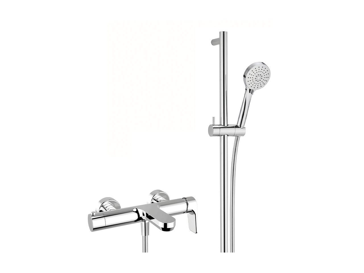 Single lever bath mixer, with shower set ROCK&ROLL_RK000060 - v1