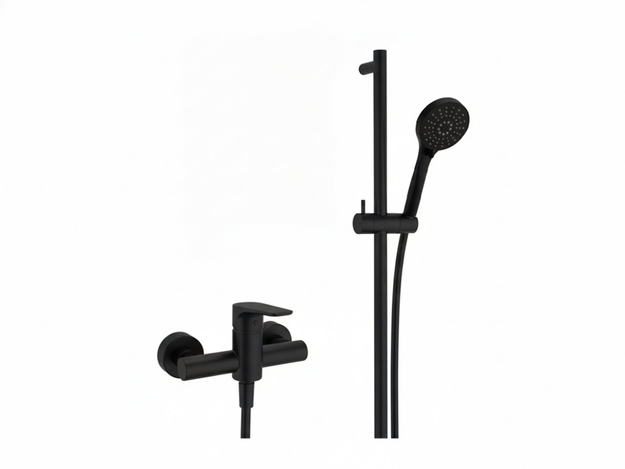 Single lever shower mixer, with shower set ROCK&ROLL_RK000460 -1