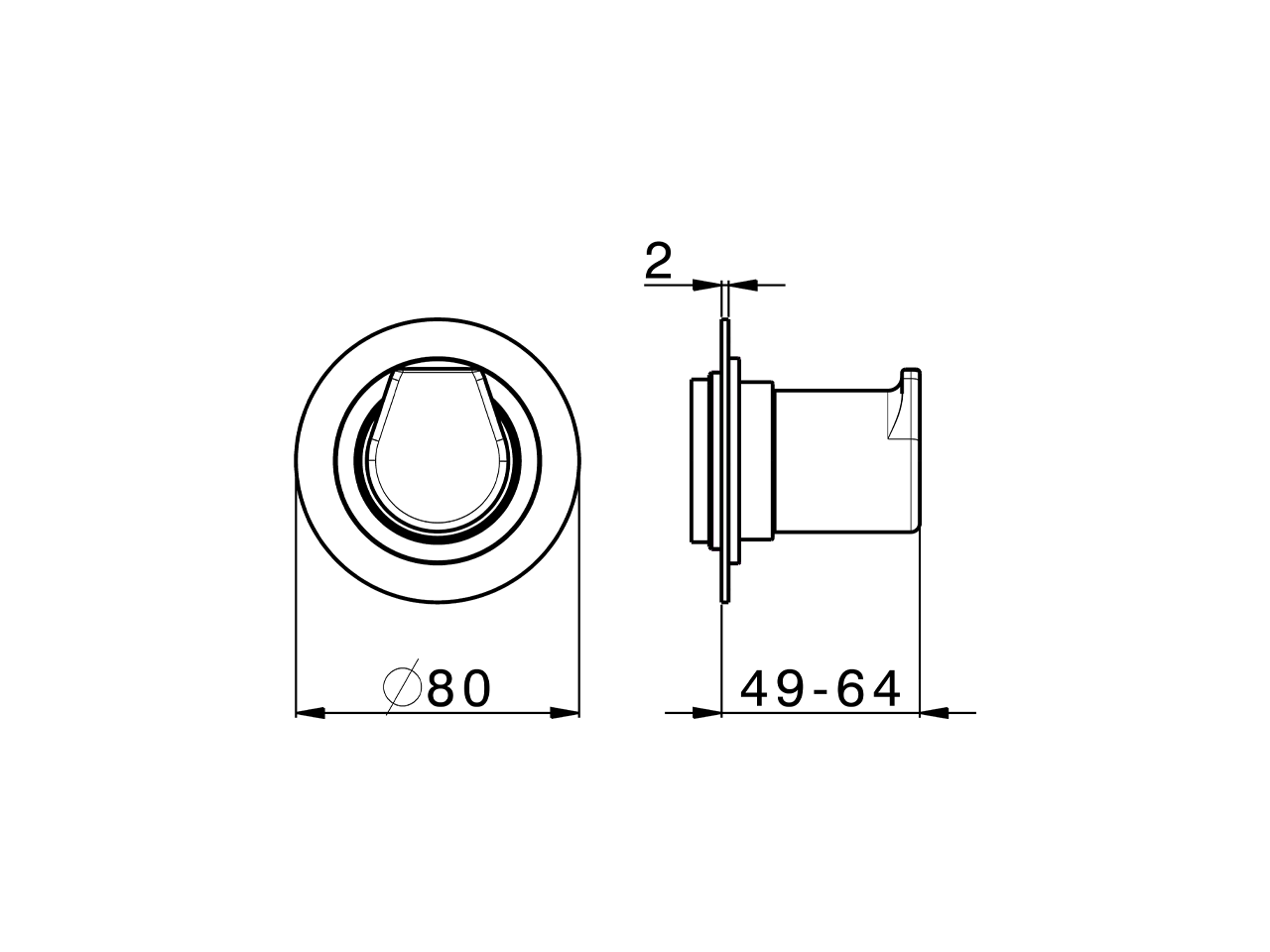 Stopvalve exposed part ROCK&ROLL_RK003310 - v1