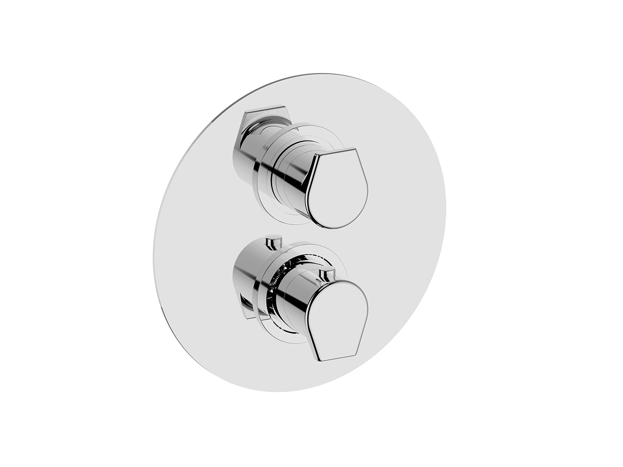 CisalExposed part for con.thermo.shower valve, 3-outlet ROCK&ROLL_RK018200