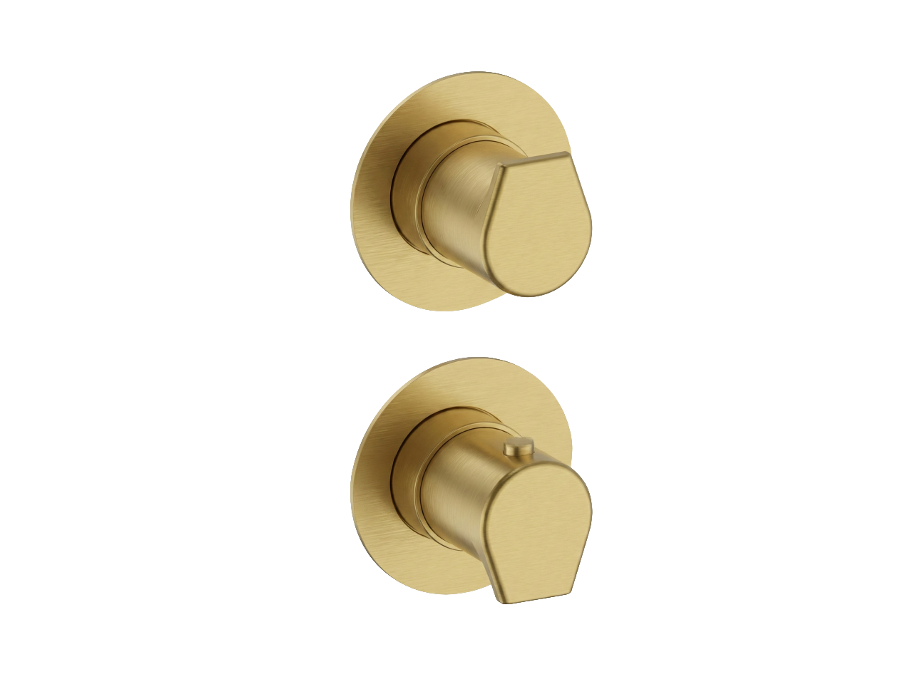 Exposed part for 2-outlet thermostatic mixer ROCK&ROLL_RK0G2200C -1