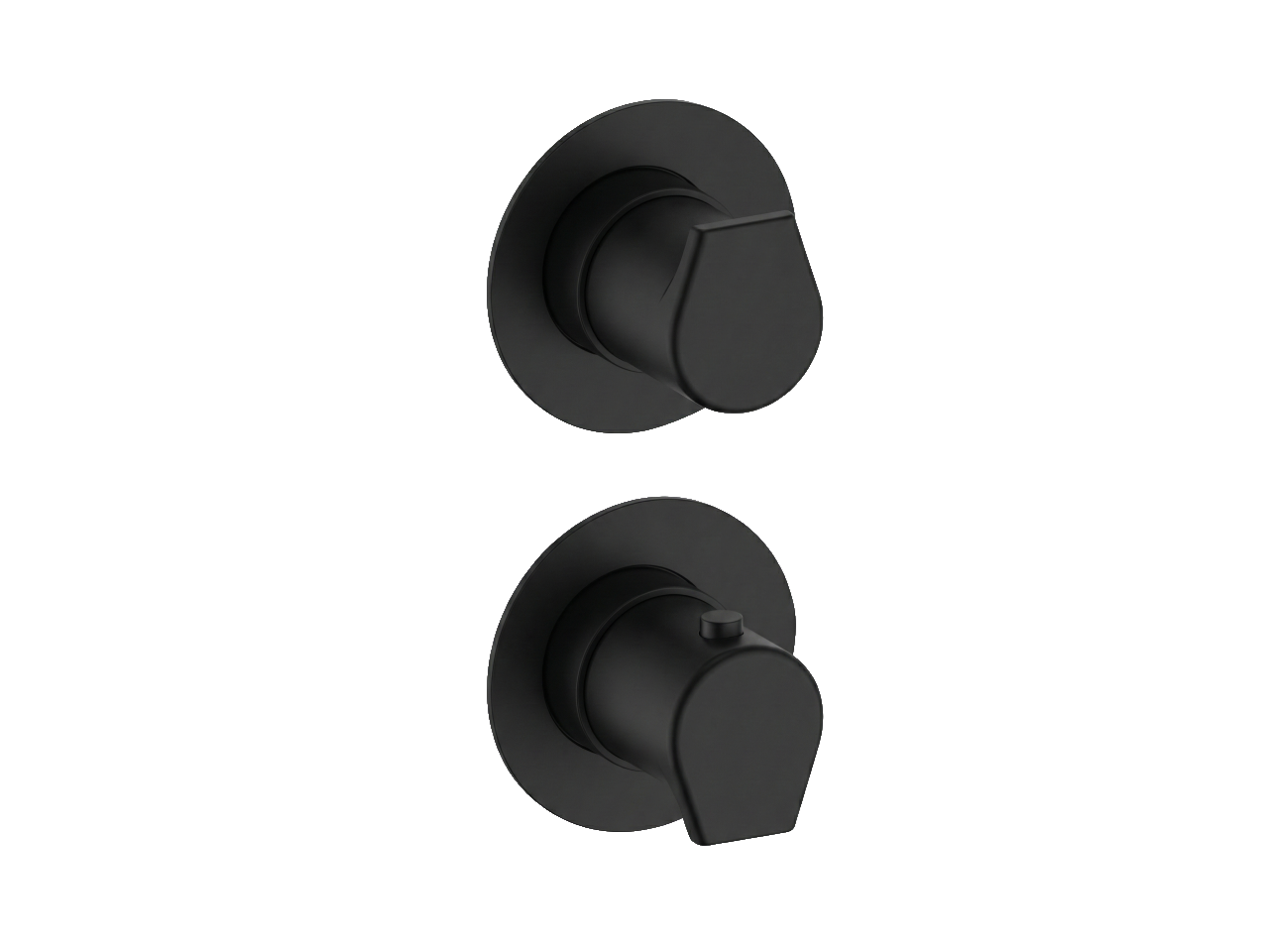 Exposed part for 2-outlet thermostatic mixer ROCK&ROLL_RK0G2200C -1