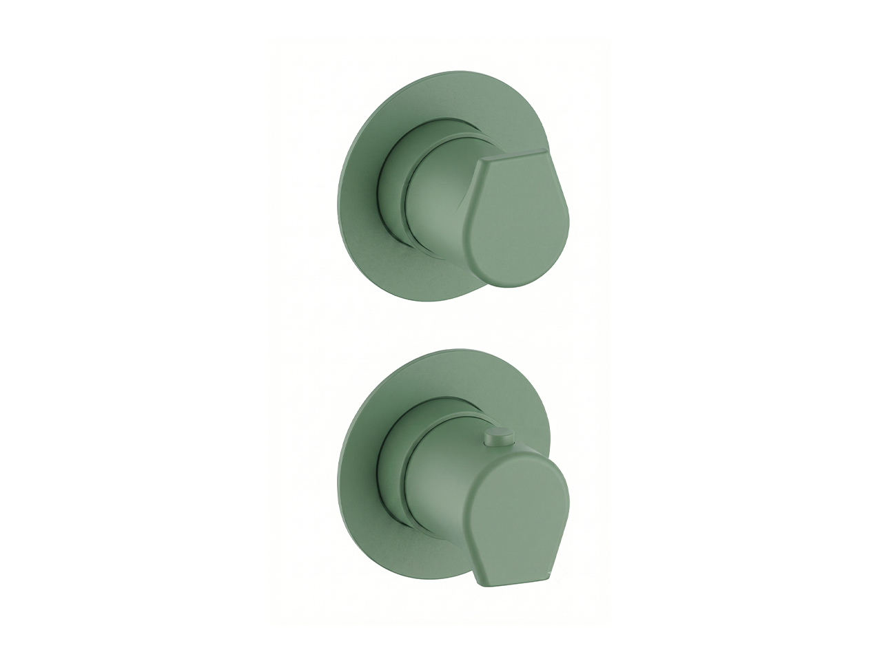 Exposed part for 2-outlet thermostatic mixer ROCK&ROLL_RK0G2200C -1