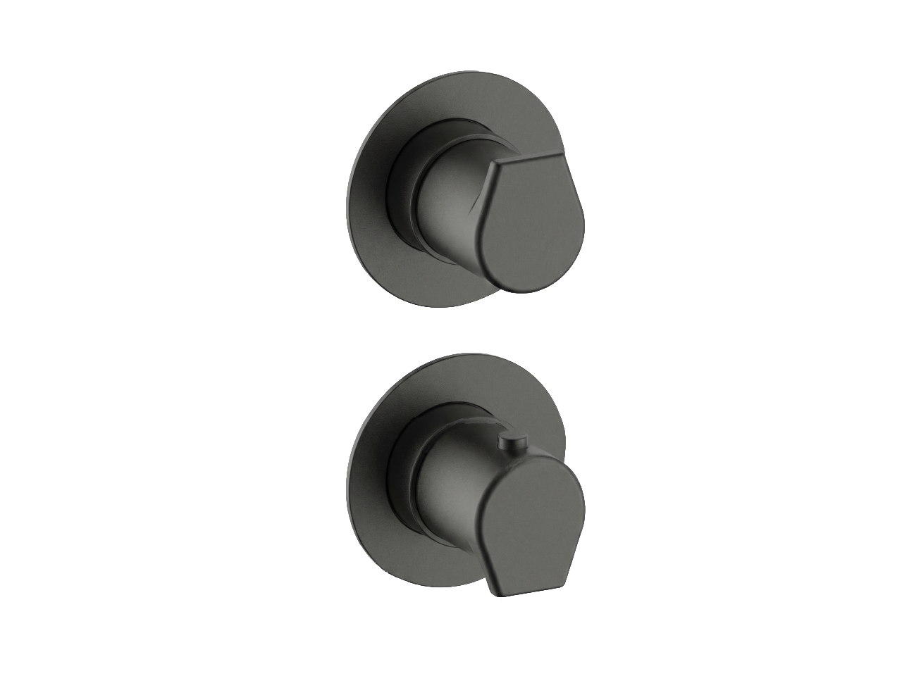 Exposed part for 2-outlet thermostatic mixer ROCK&ROLL_RK0G2200C -1