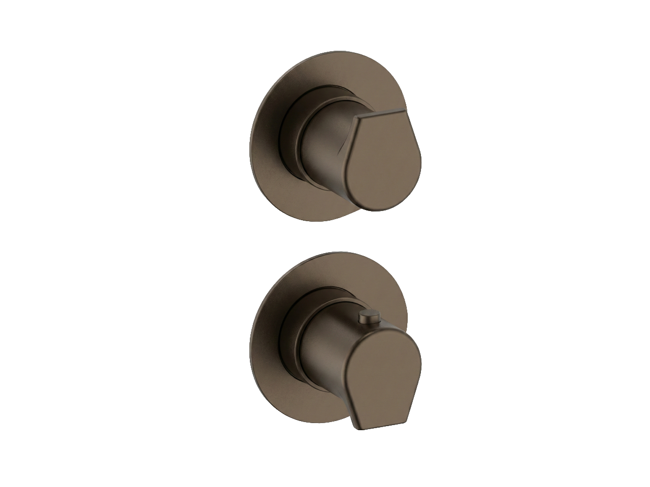 Exposed part for 2-outlet thermostatic mixer ROCK&ROLL_RK0G2200C -1