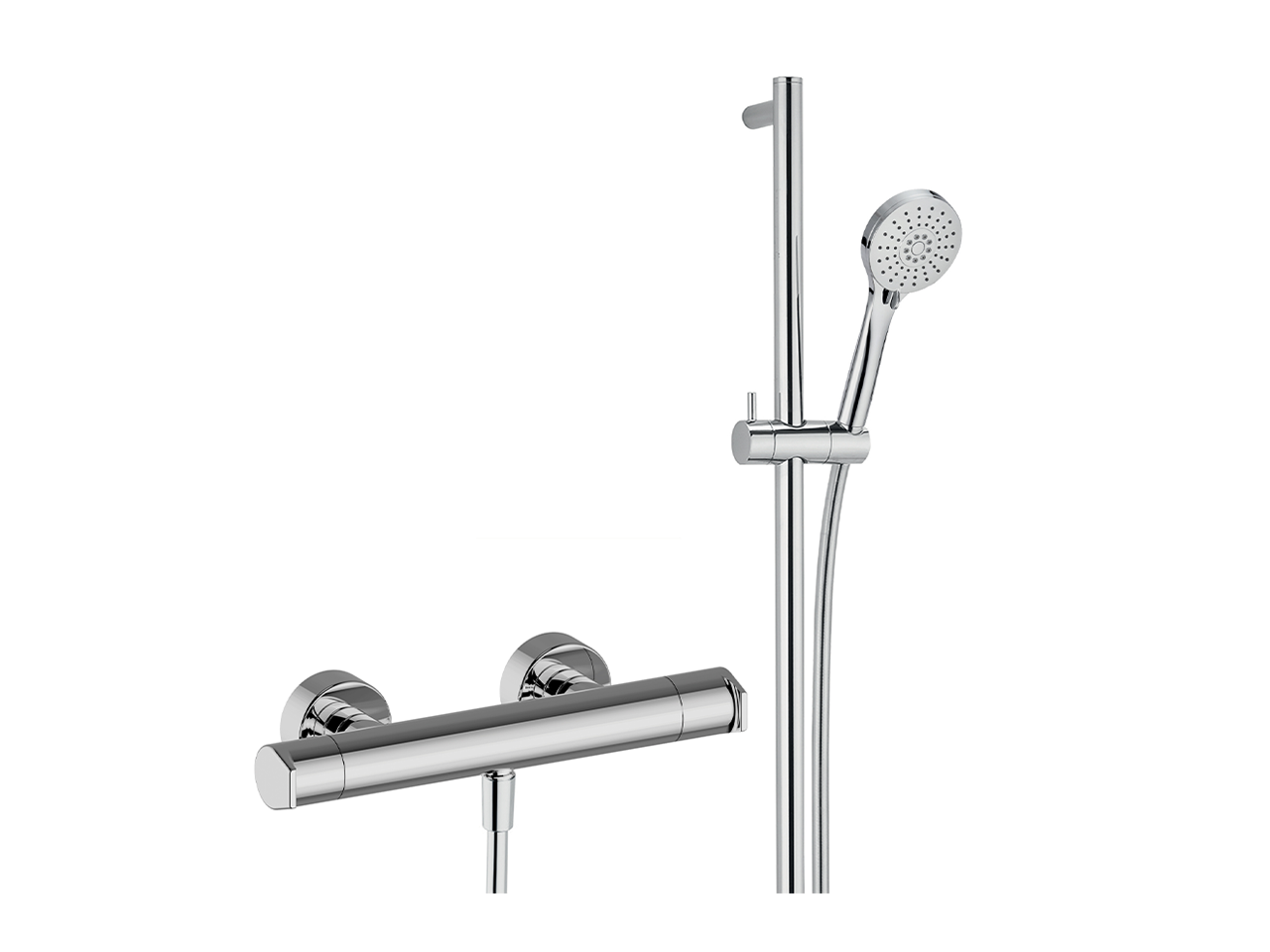 Thermostatic shower mixer with sliding bar ROCK&ROLL_RKS01010 - v1