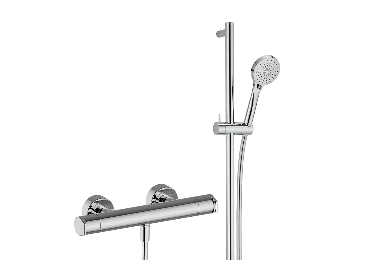 CisalThermostatic shower mixer with sliding bar ROCK&ROLL_RKS01010