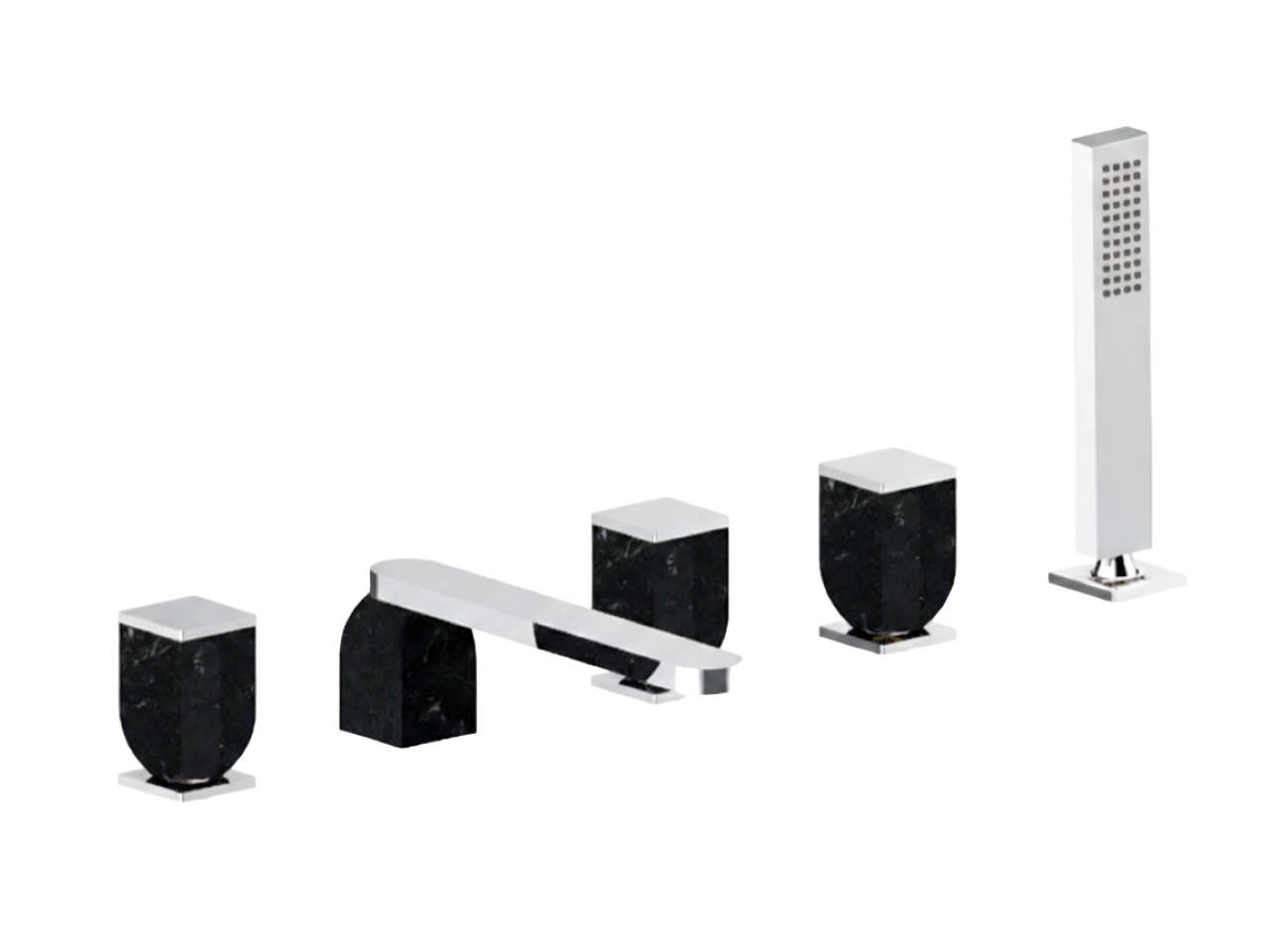 Deck-mounted 5-hole bath mixer HI-RISE_RM000260 -1