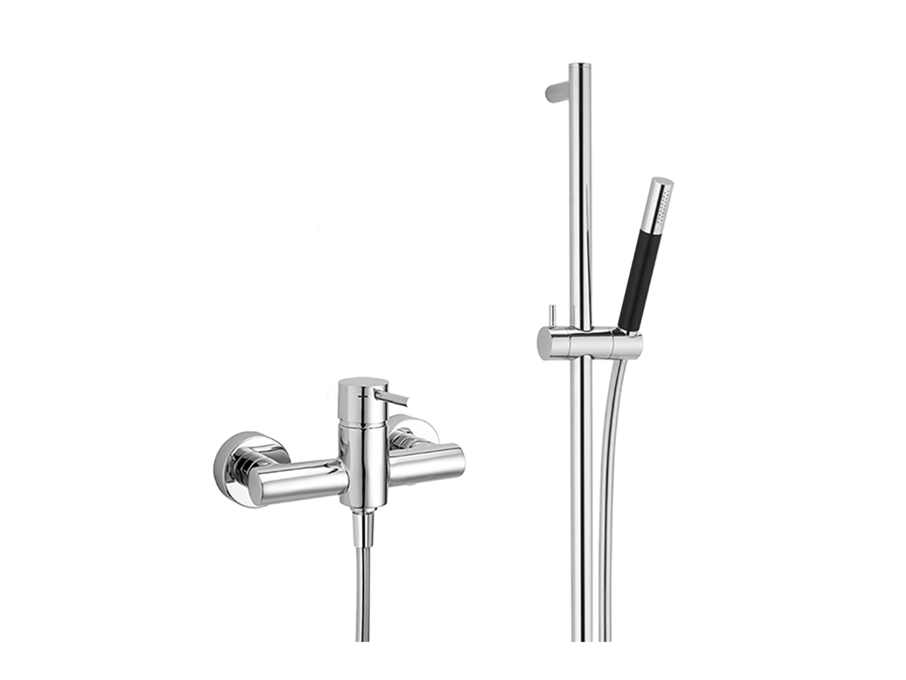 CisalSingle lever shower mixer, with shower set SLIM_SM000460