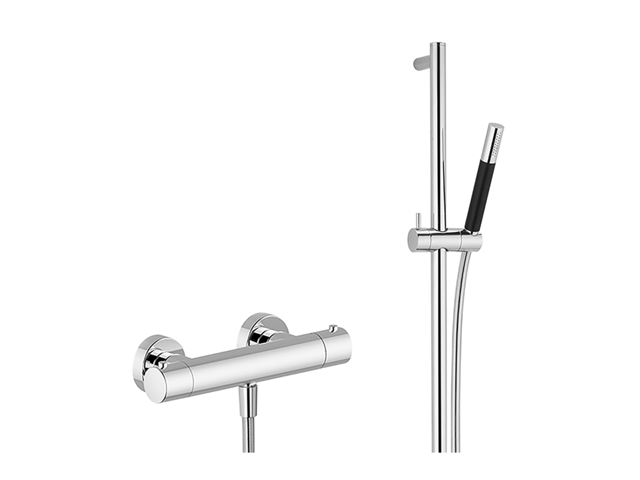 CisalThermostatic shower mixer with sliding bar SLIM_SMS01010