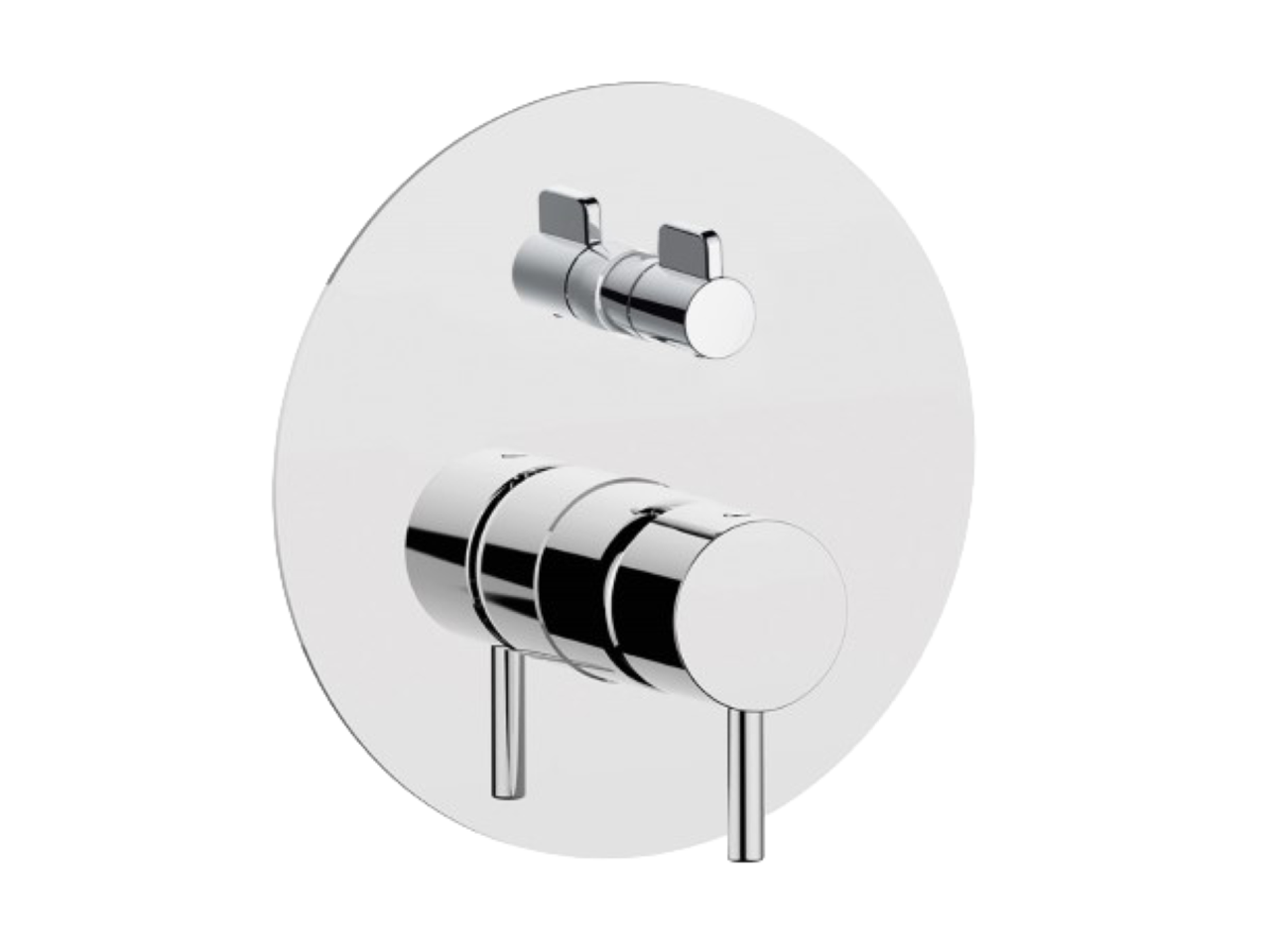 CisalExposed part for concealed S.L.bath-shower valve NUOVA LESS_LN002300C