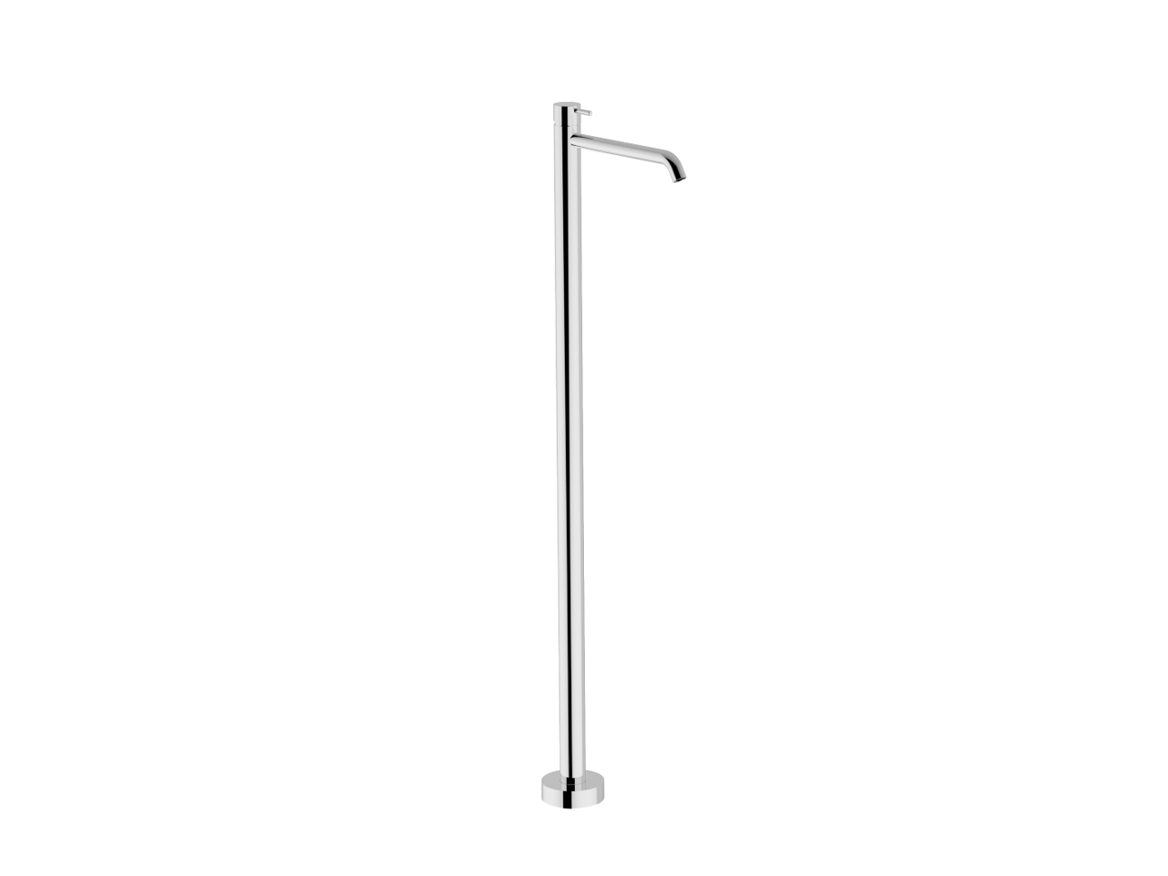 CisalExposed part for single basin on the floor LESS MINIMAL_LN014510C