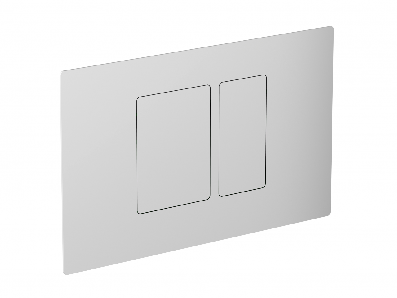 CisalUniversal toilet flush plate inox AISI 304 COMPONENTS_ZA001850C