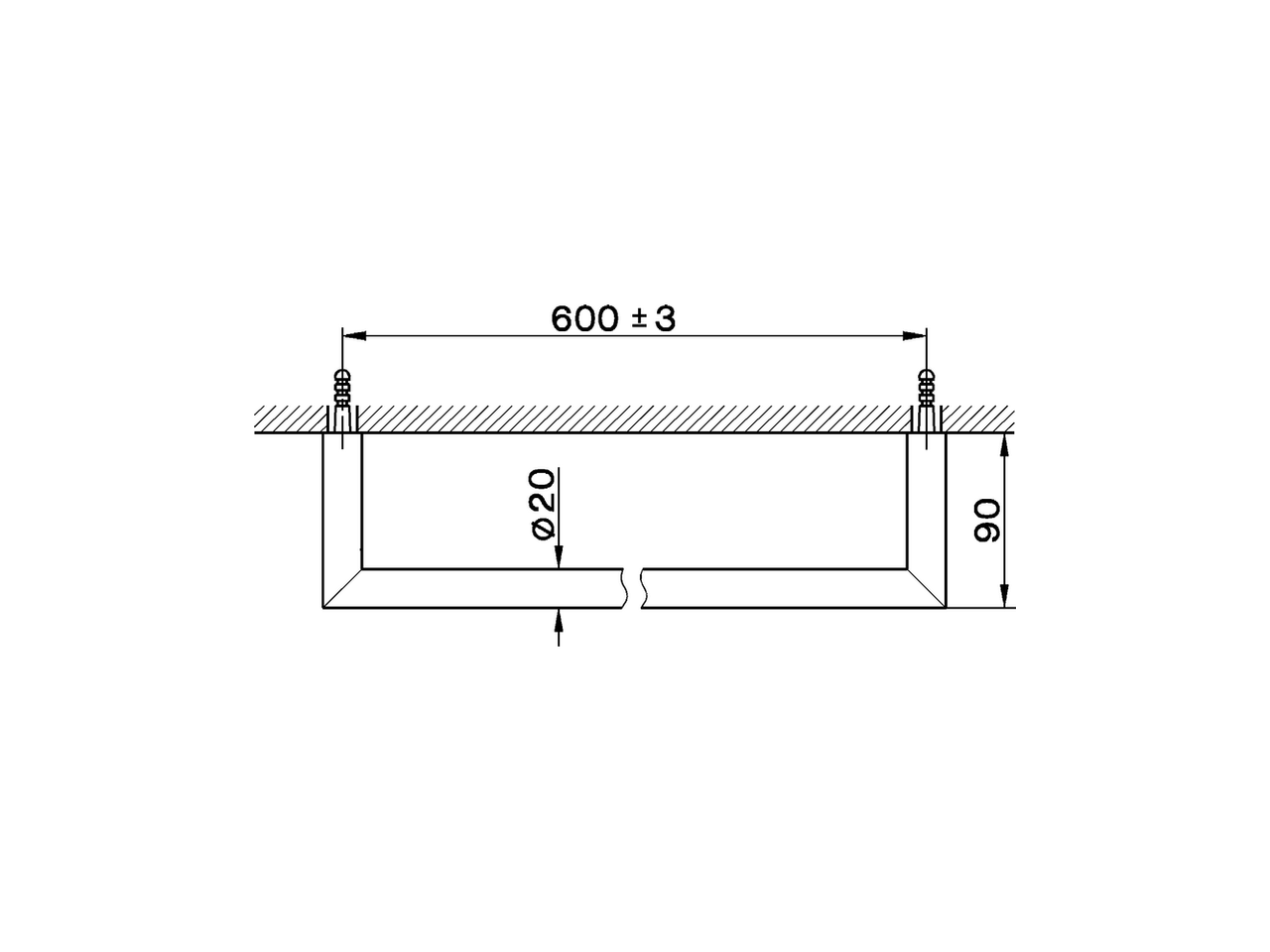 Towel holder BATHROOM ACCESSORIES_SY090102 - v1