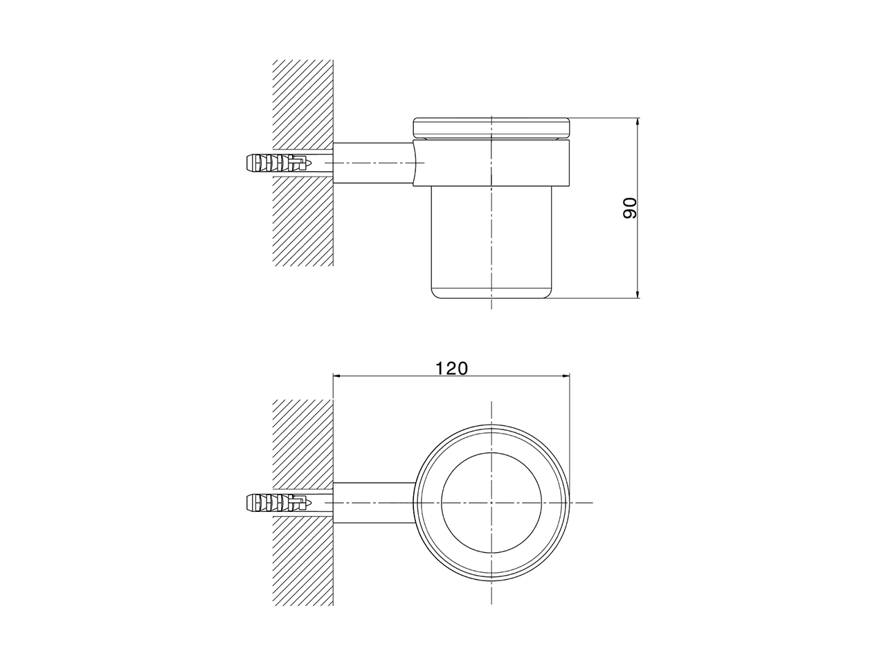 Glass holder BATHROOM ACCESSORIES_SY090501 - v1
