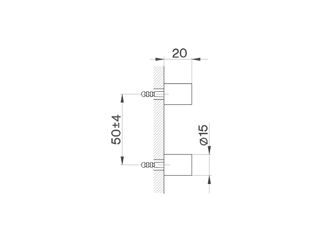Toilet brush holder's fixing set BATHROOM ACCESSORIES_SY090660 - v1