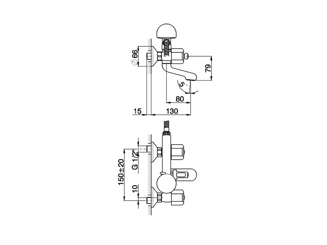 Bath mixer, full equipment TR_TR000102 - v1