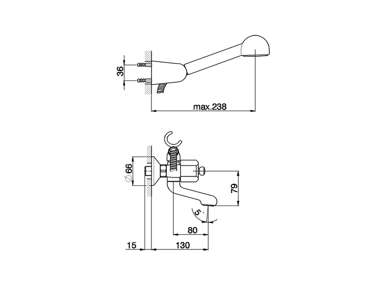 Bath mixer, full equipment TR_TR000120 - v1