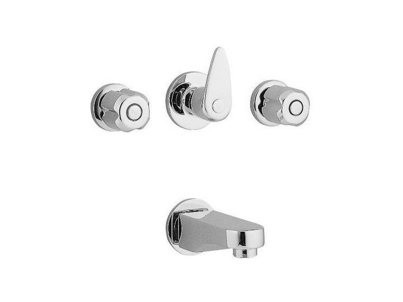 CisalConcealed 4-hole bath/shower valve TR_TR000210