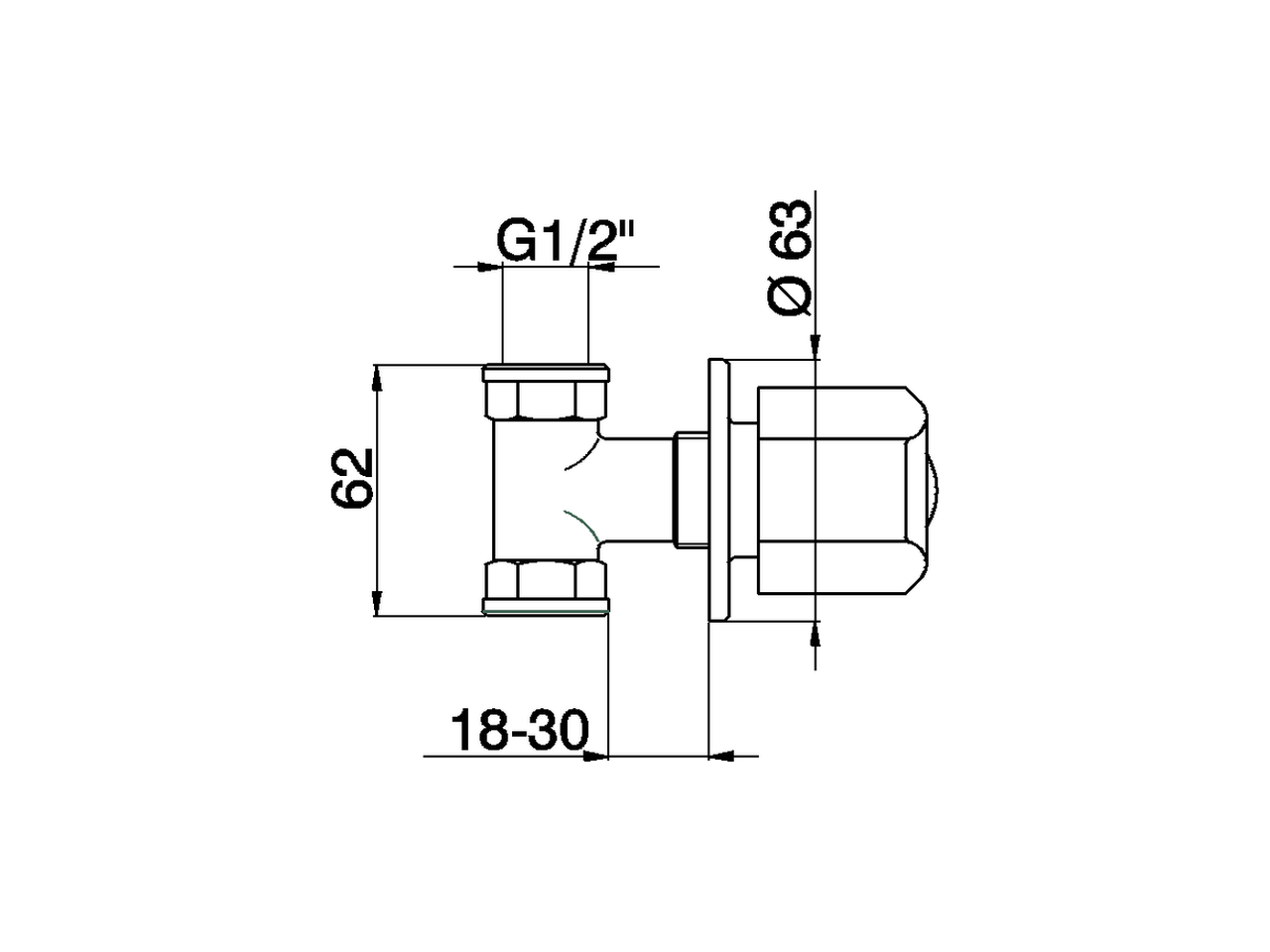 Concealed stop valve TR_TR000301 - v1