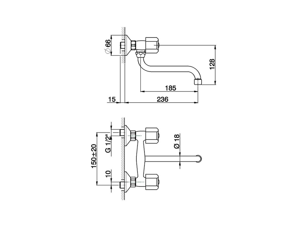 Exposed sink mixer TR_TR000400 - v1