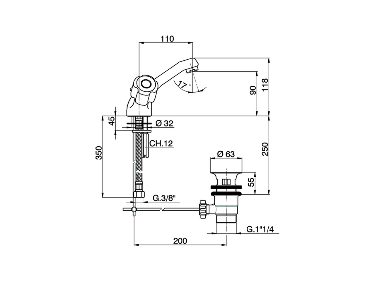Washbasin mixer TR_TR000518 - v1