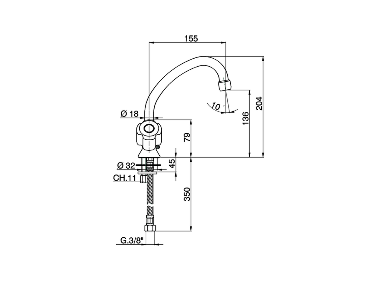 Washbasin mixer TR_TR000521 - v1