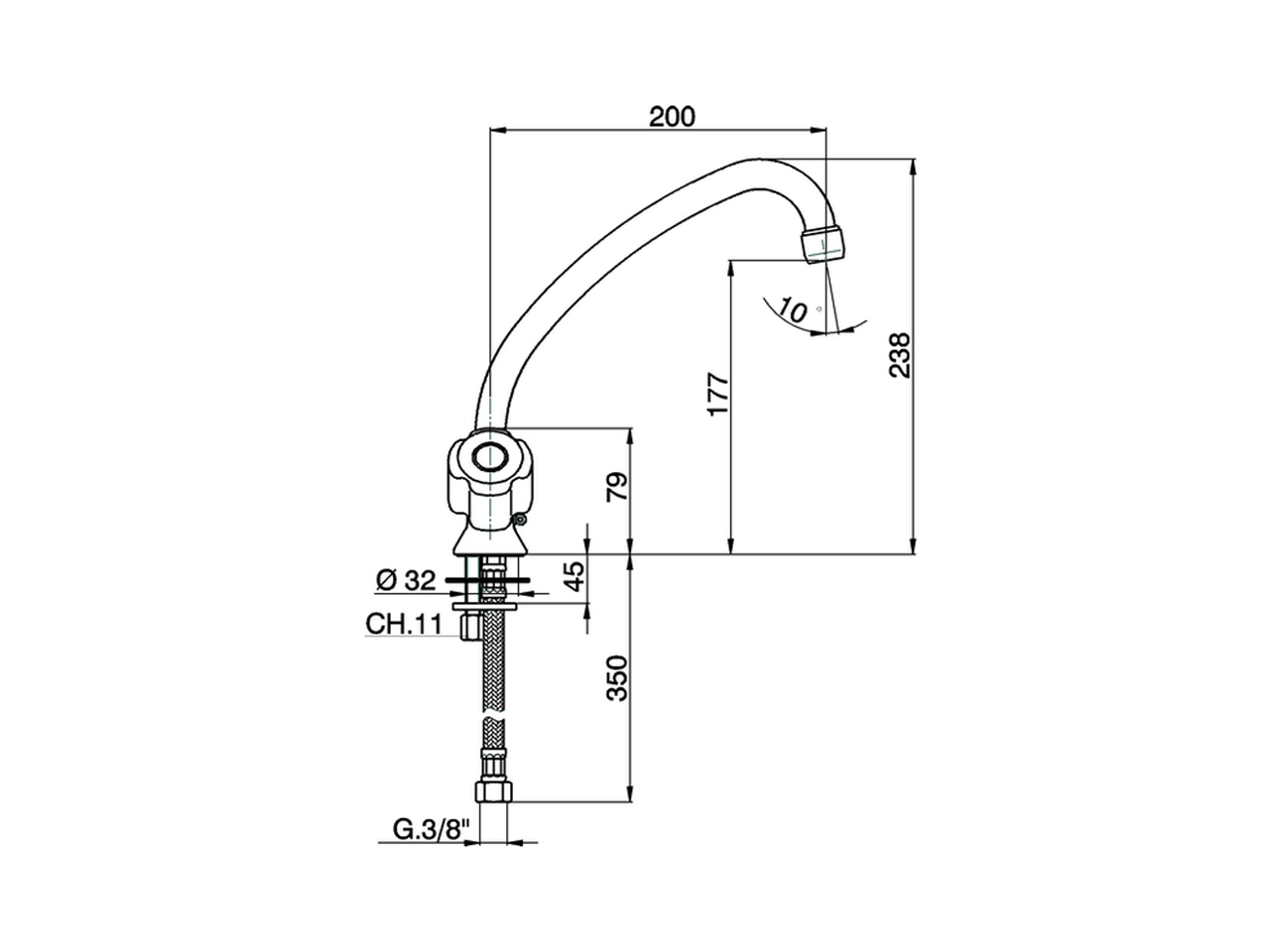 Sink mixer TR_TR000535 - v1