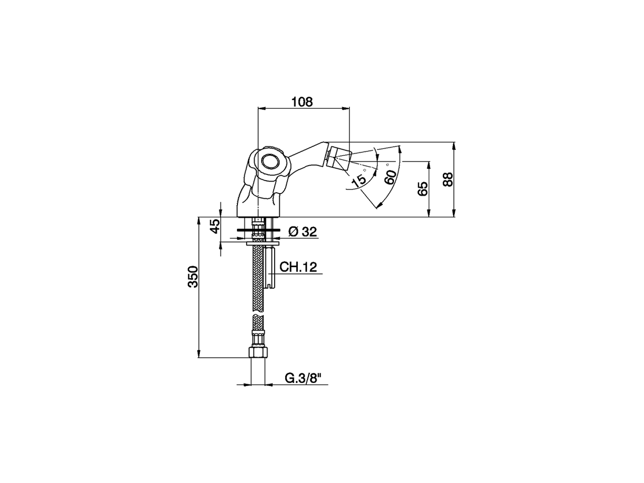 Bidet mixer TR_TR000560 - v1