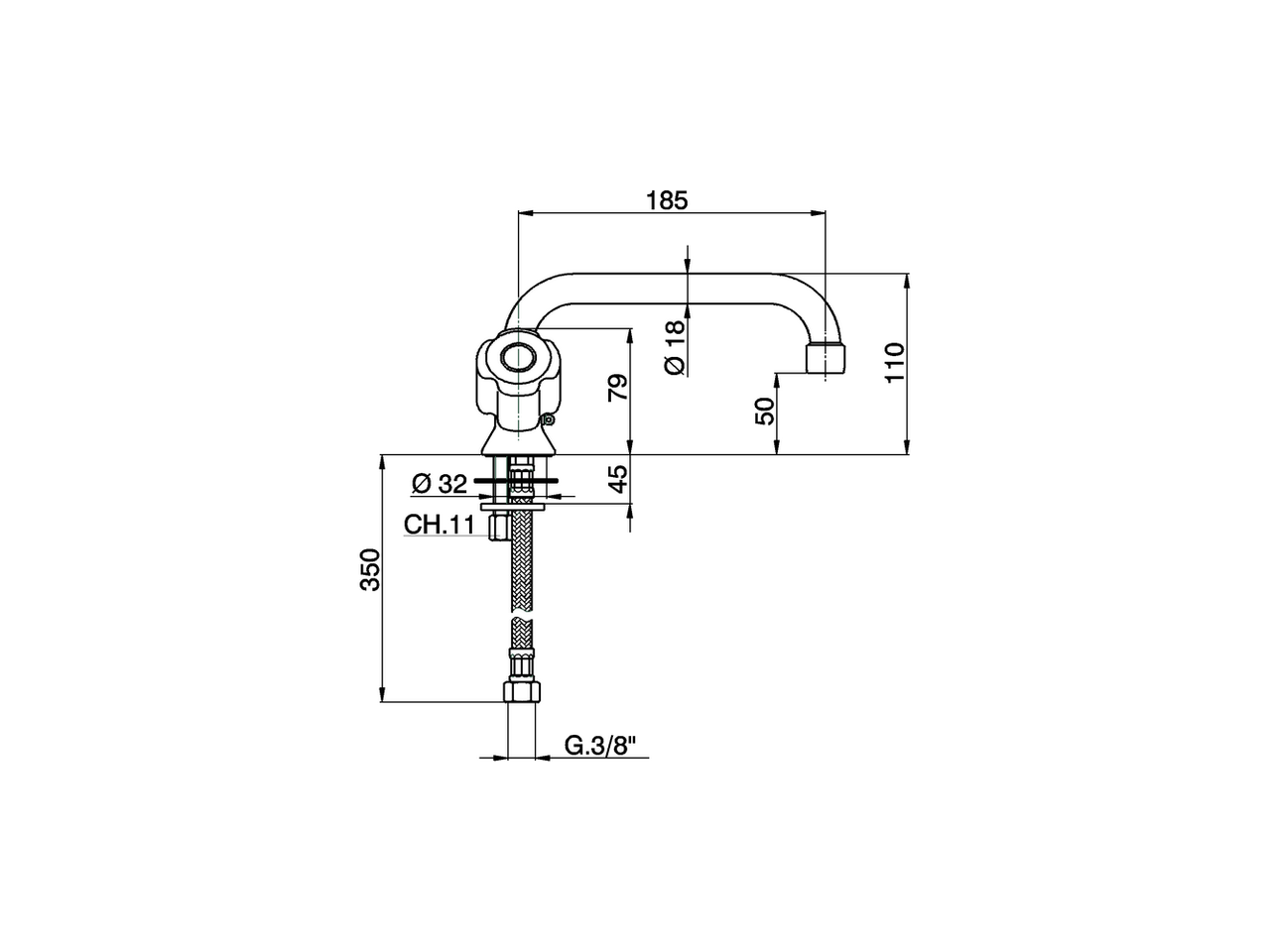 Sink mixer TR_TR000760 - v1