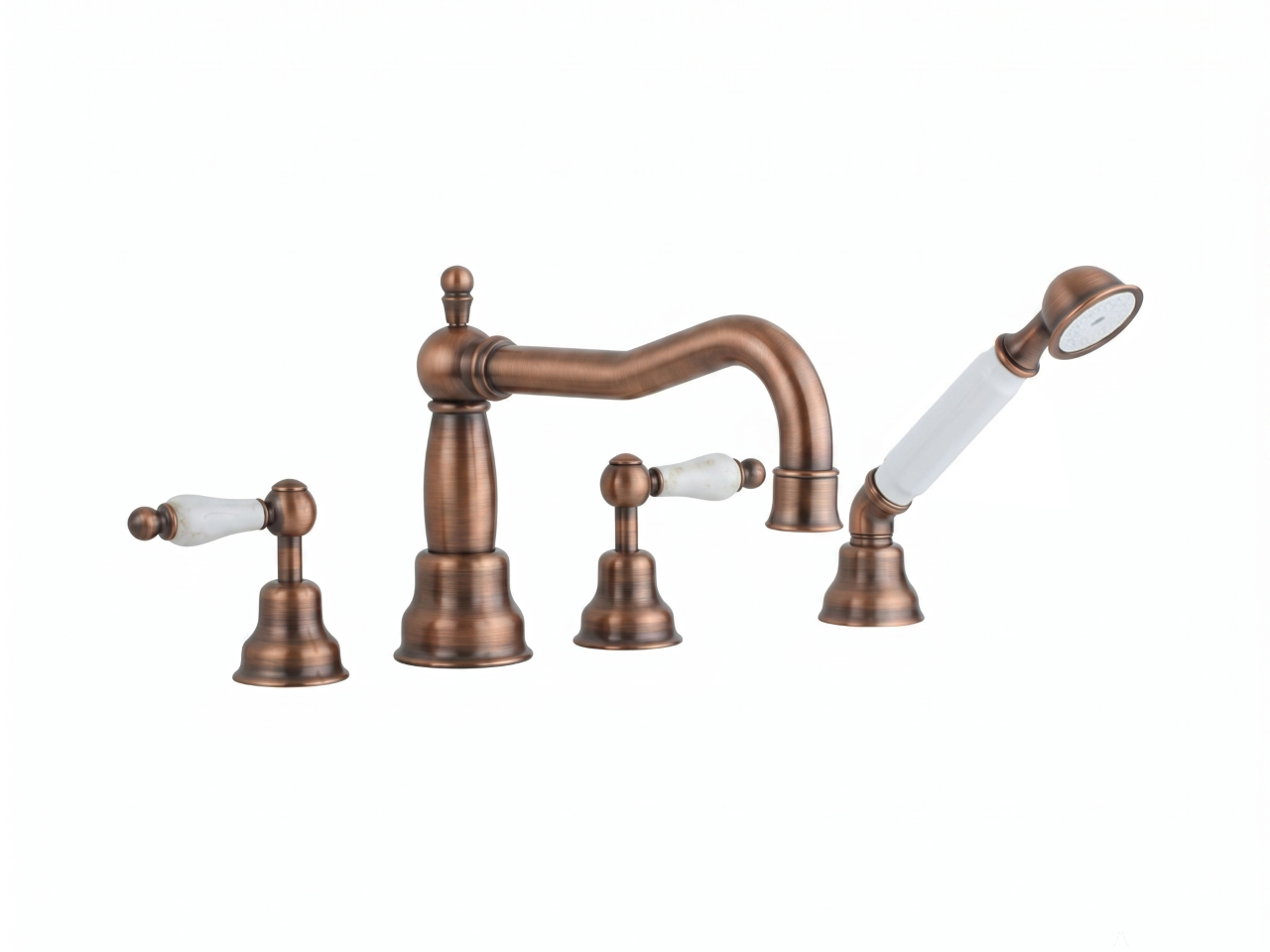 Deck-mounted 4-hole bath mixer ARCANA TOSCANA_TS000264 -1