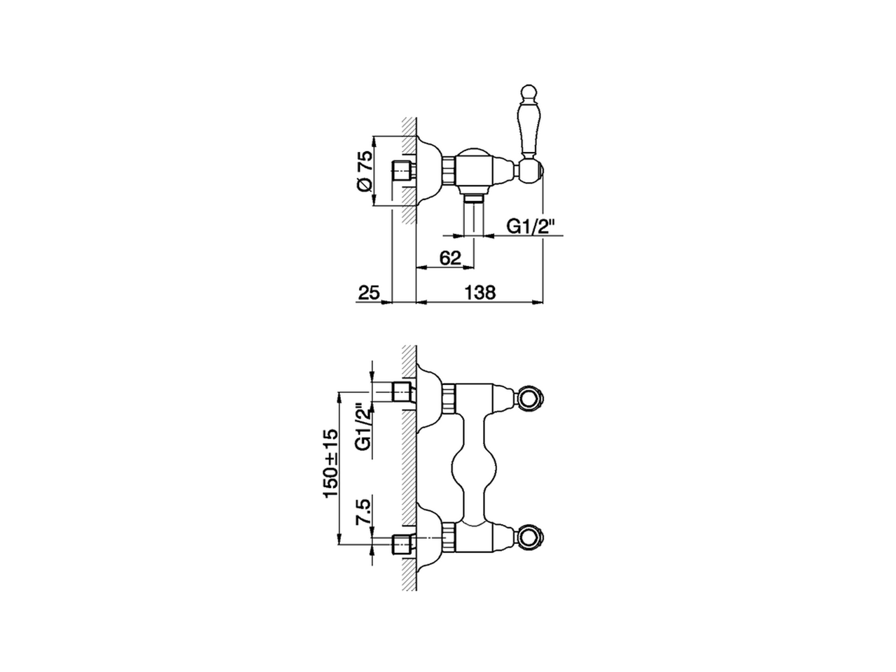 Shower mixer ARCANA TOSCANA_TS000441 - v1