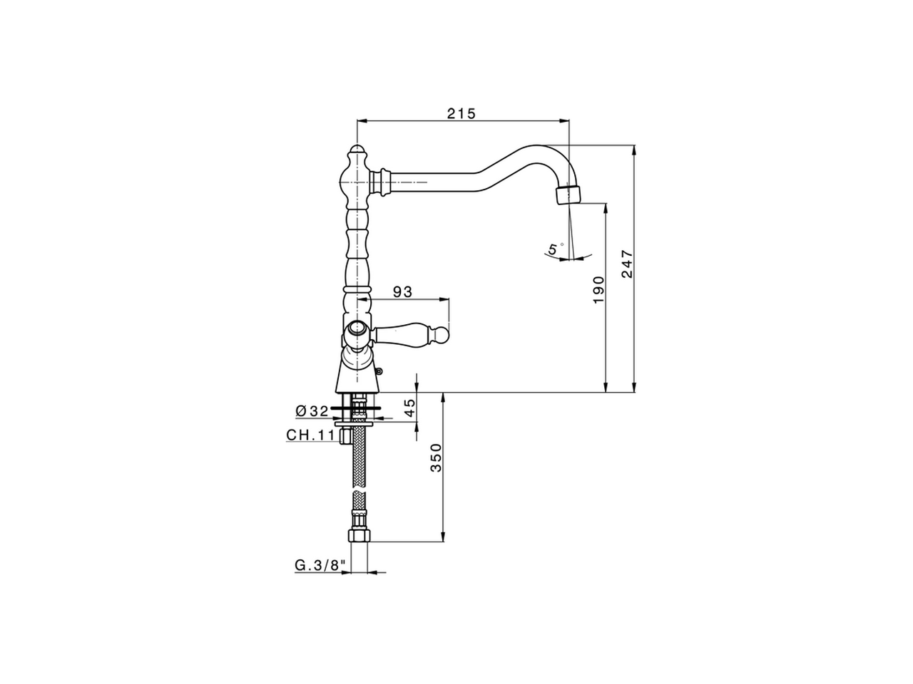 Sink mixer KITCHEN_TS000530 - v1