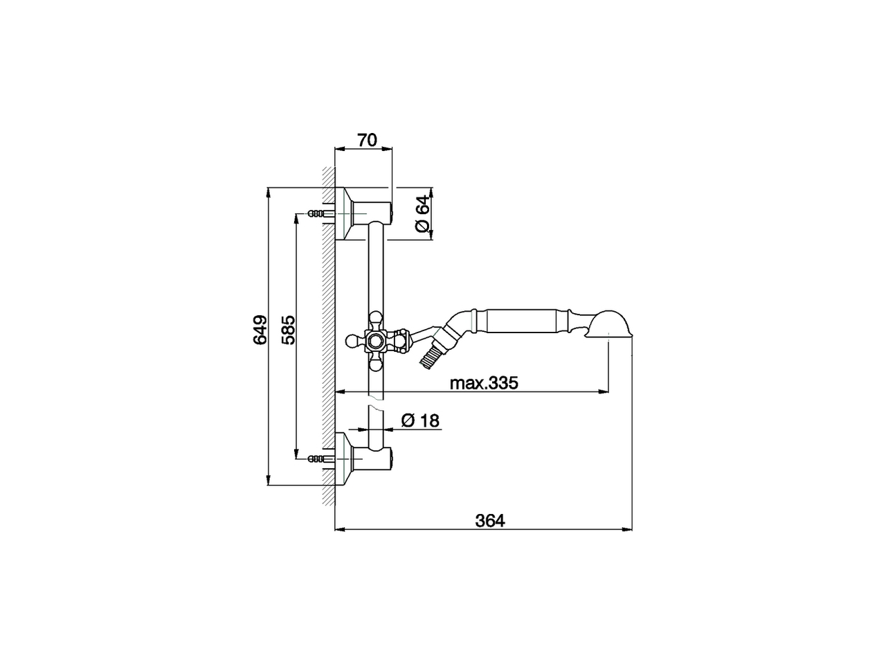 Shower set ARCANA TOSCANA_TS003112 - v1