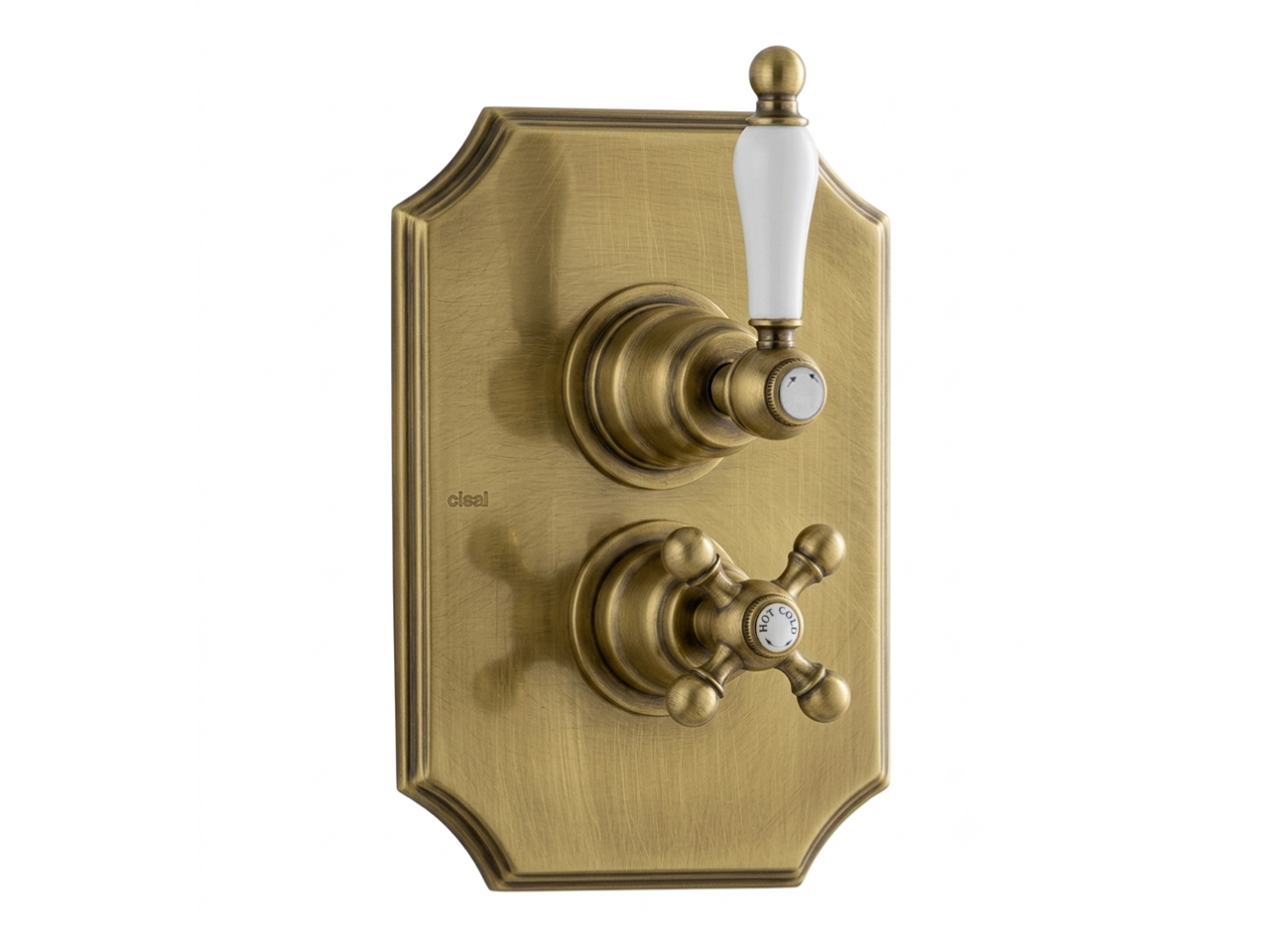 Exposed part for con.thermo.shower valve, 2-outlet ARCANA TOSCANA_TS018100 -1