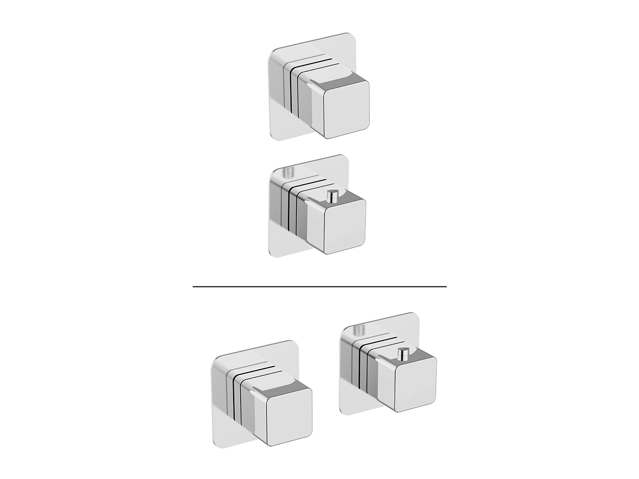 CisalExpo. part for concealed thermo shower valve PURA AURA_U10G2200