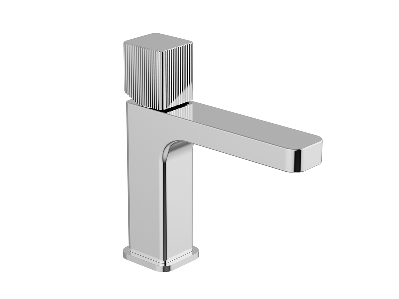 CisalSingle lever 'large' washbasin mixer PLISSÉ AURA_U2000504