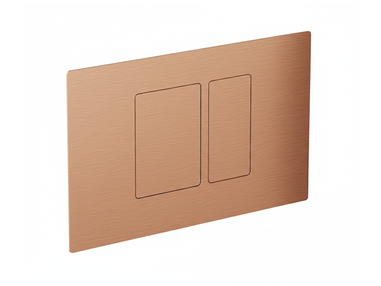 Universal toilet flush plate inox AISI 304 COMPONENTS_ZA001850C -1
