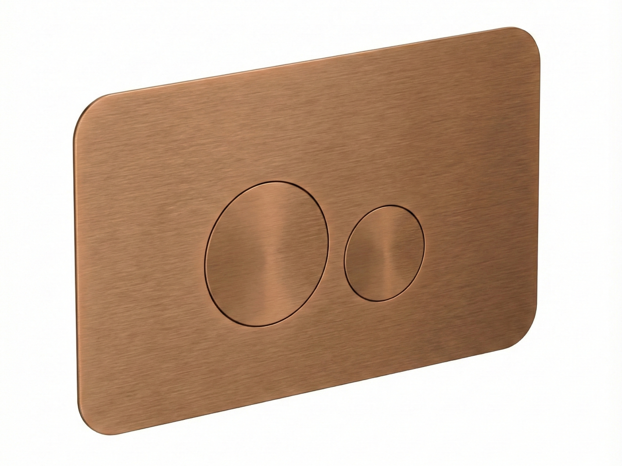 Universal toilet flush plate inox AISI 304 COMPONENTS_ZA001860C -1