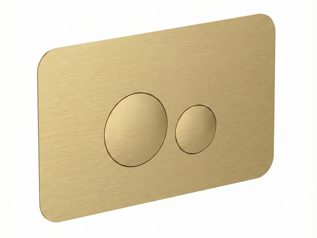 Universal toilet flush plate inox AISI 304 COMPONENTS_ZA001860C -1
