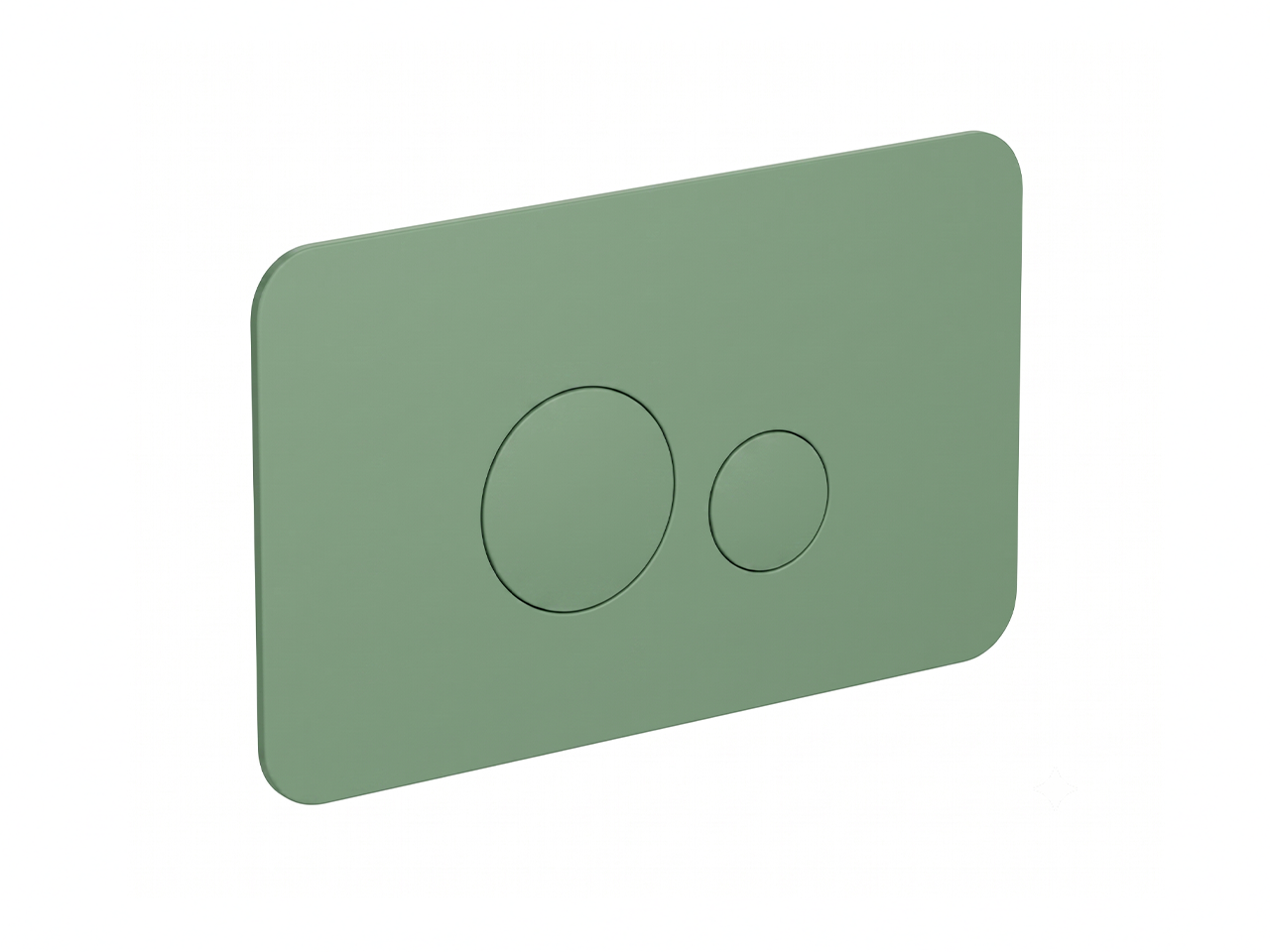 Universal toilet flush plate inox AISI 304 COMPONENTS_ZA001860C -1
