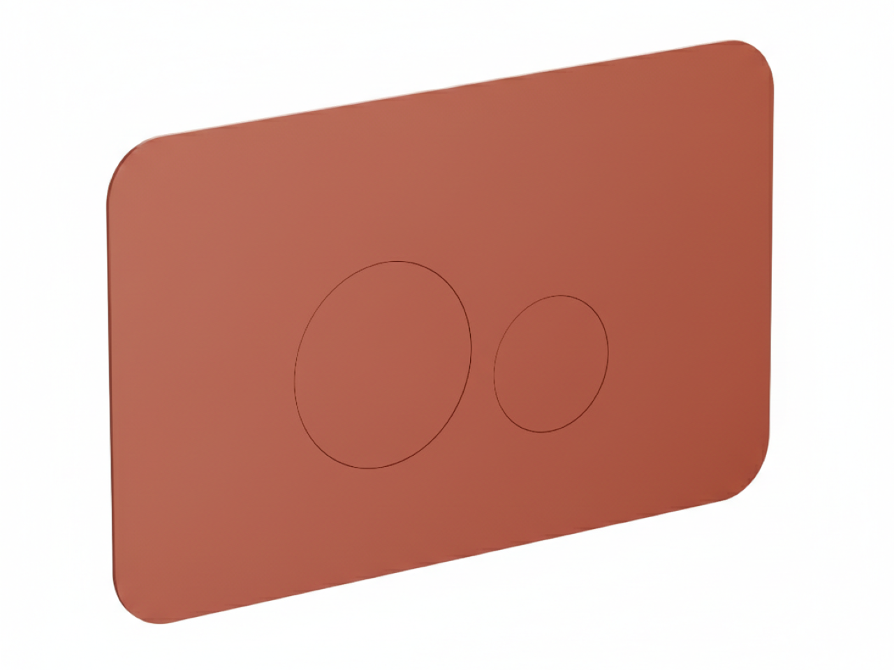 Universal toilet flush plate inox AISI 304 COMPONENTS_ZA001860C -1