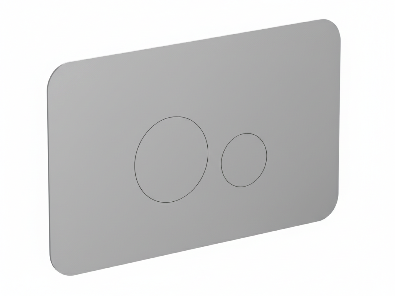 Universal toilet flush plate inox AISI 304 COMPONENTS_ZA001860C -1